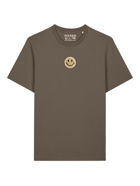 T-shirt 3D Smiley Gold Glitter